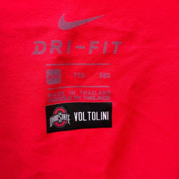 Nike Ohio State Polo On-Field Buckeyes XXL Red Sideline Polo Breathable Football - Picture 9 of 10
